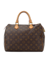 Speedy 30, &pound;850, Handbags, Brown, Canvas, Front view